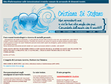 Tablet Screenshot of cristianadistefano.it